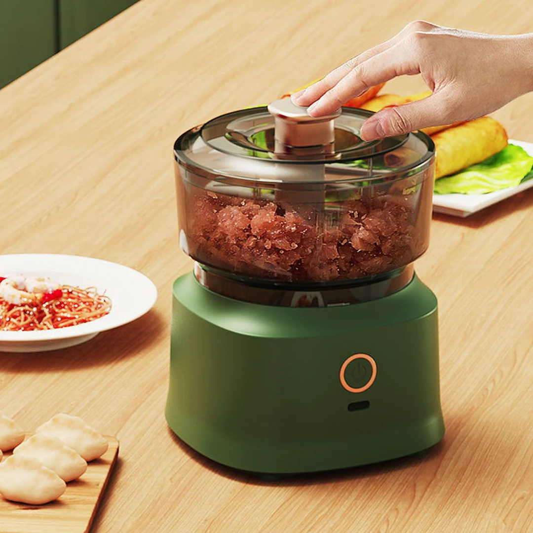 Baby Food Mill - Mini tritacarne elettrico schiaccia aglio cucina