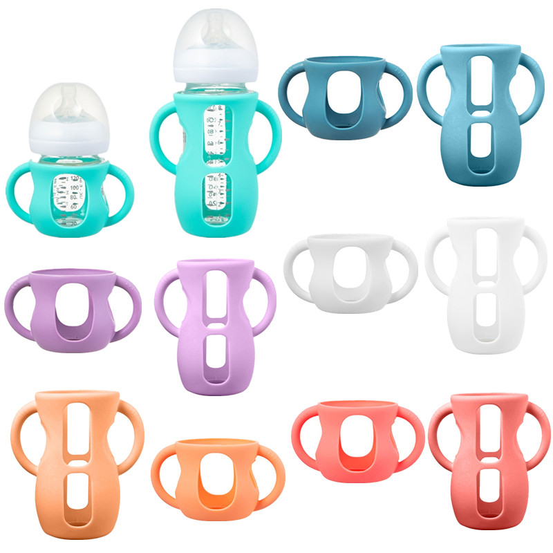 Baby Food Dispensing Spoon - Custodia protettiva per biberon in silicone