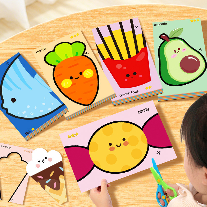 Baby Food Scissors - Tagli di Carta Fatti a Mano,