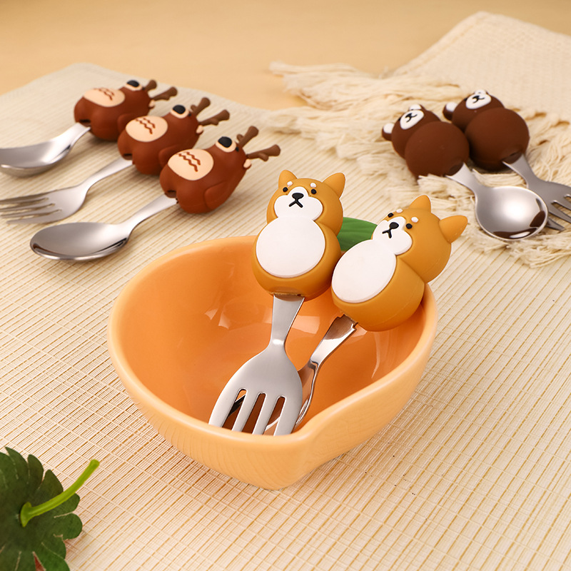 Baby Food Knife Set - Set di cucchiai e forchette per