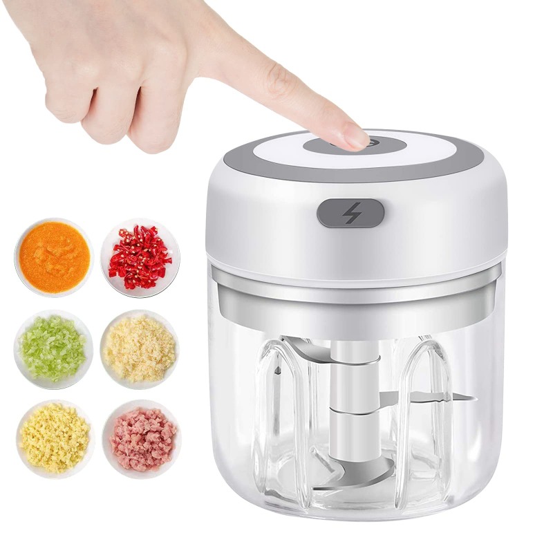 Baby Food Mill - Tritatutto Elettrico per Aglio 250ML, Multifunzione