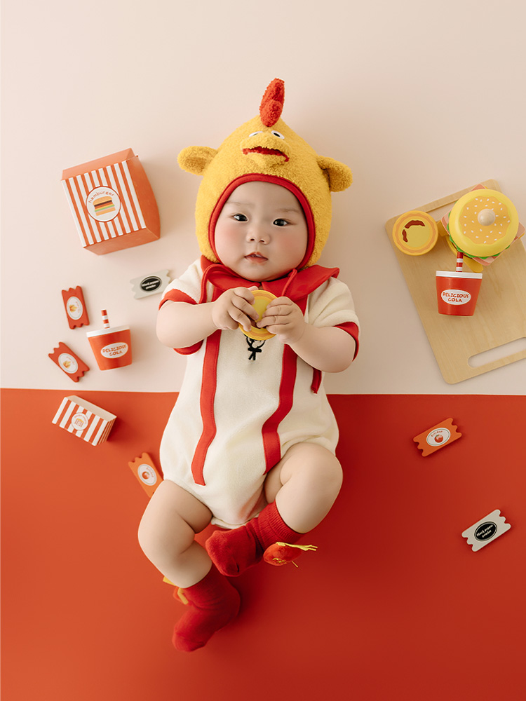 Baby Food With Chicken - Set di Accessori per Fotografia dei