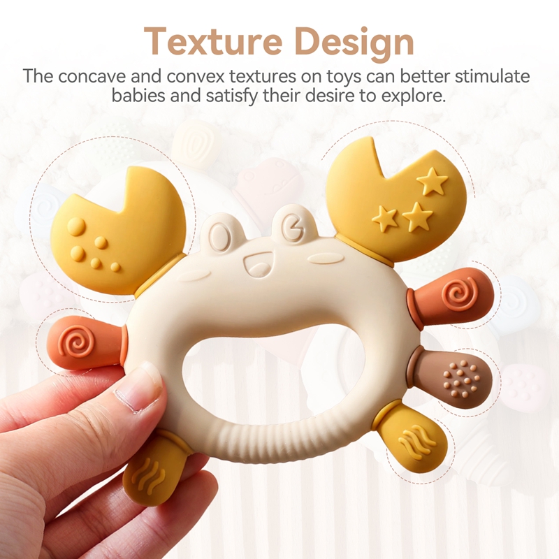 Baby Food Intake - Giocattolo per neonati in silicone multicolore
