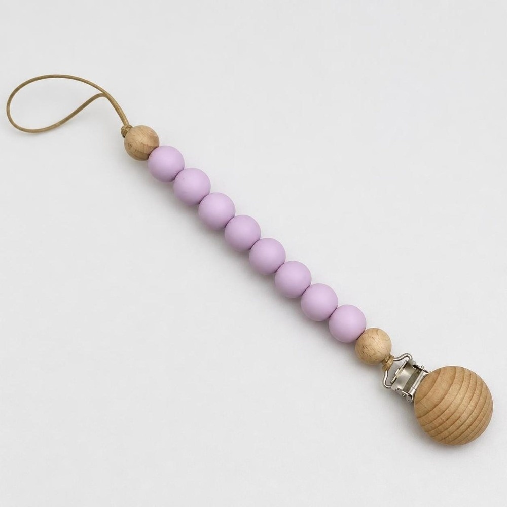 Baby Food Quality - Clip per ciuccio in silicone di