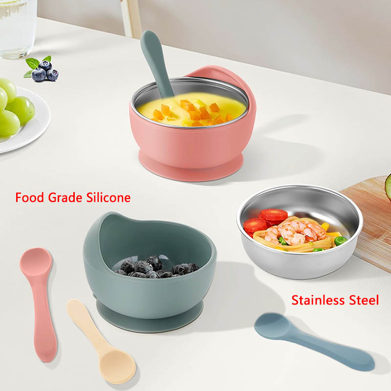 Set da 3 pezzi Ciotola per l'a - Baby Food Dispensing Spoon recensione e prezzo