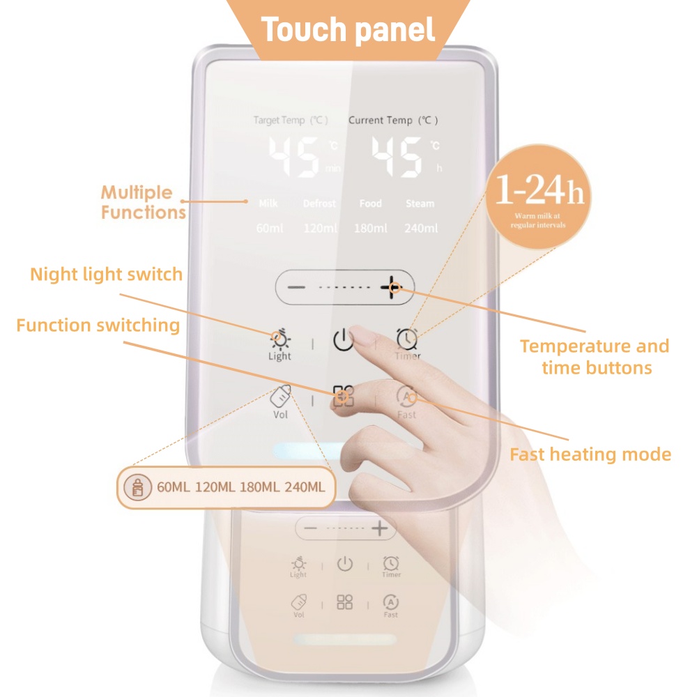 8In1 Biberon Scaldalatte per l - Dry Food Baby recensione e prezzo
