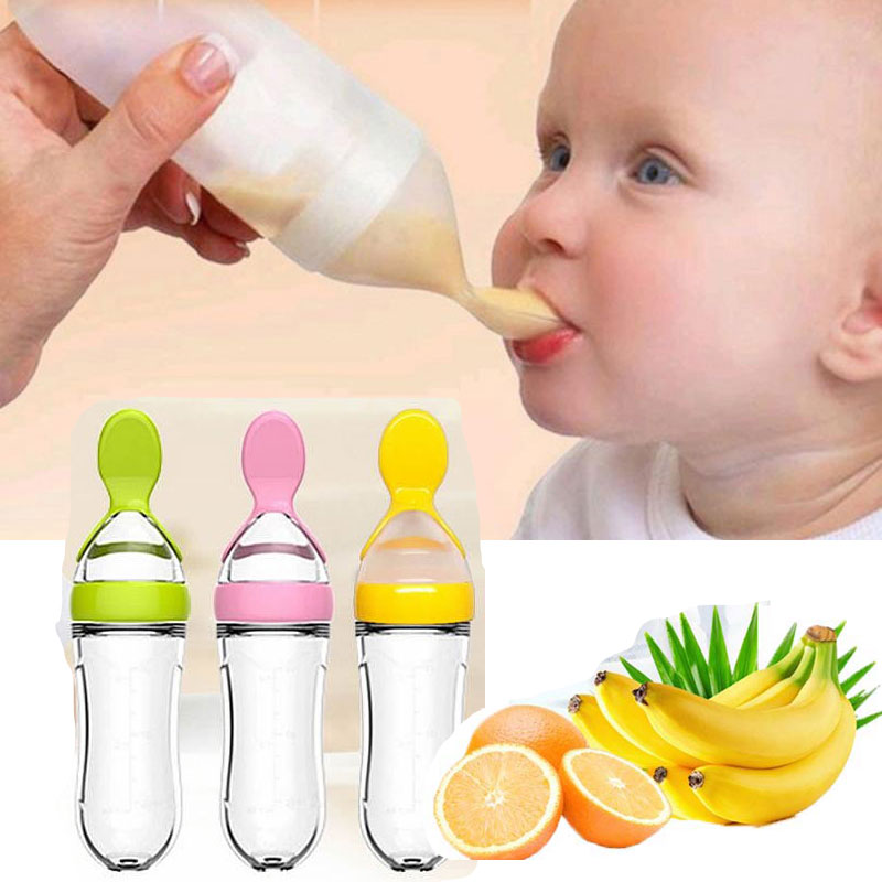Bottiglia in silicone per alim - Baby Food Dispensing Spoon recensione e prezzo