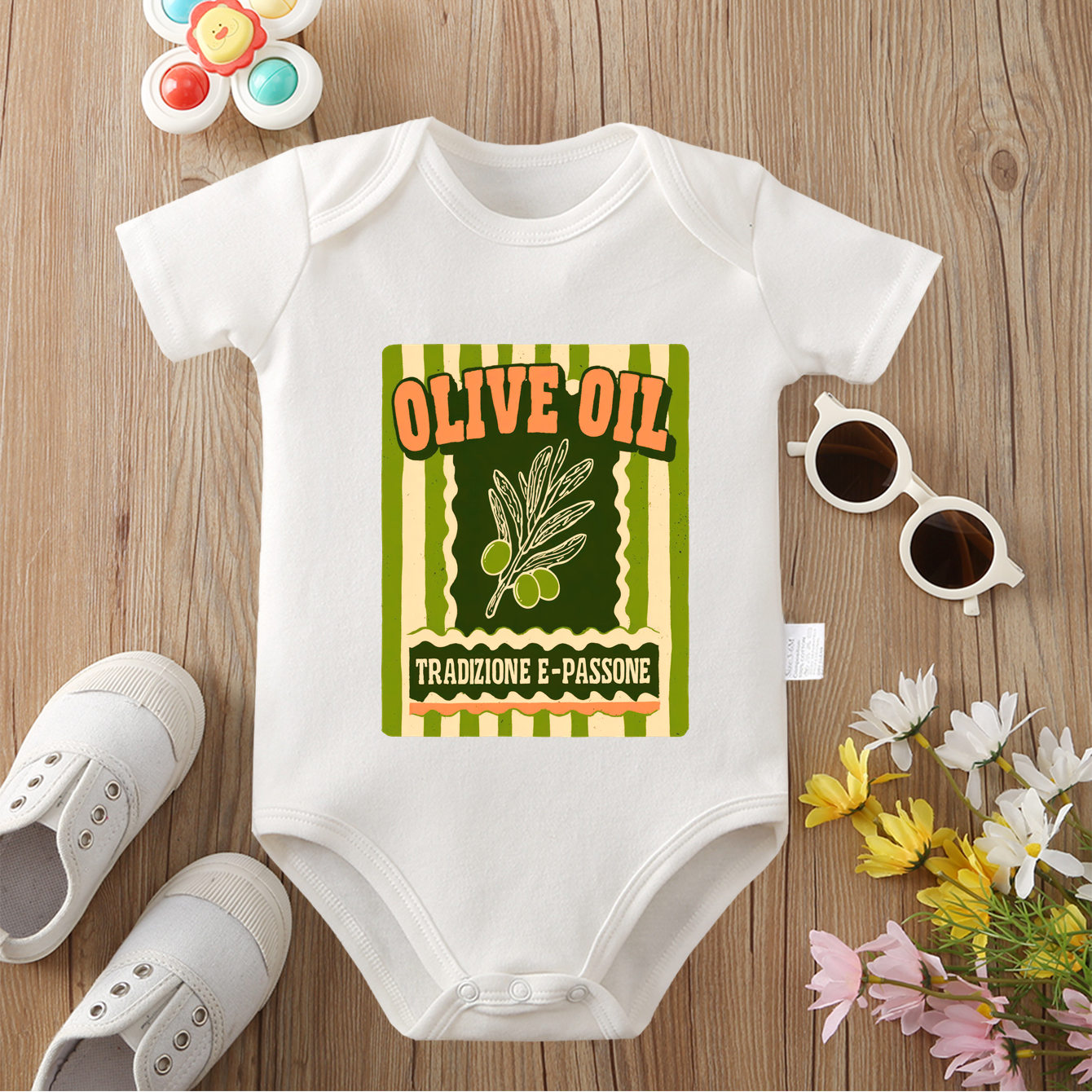 Tutina 100% cotone estiva con  - Baby Food Intake recensione e prezzo