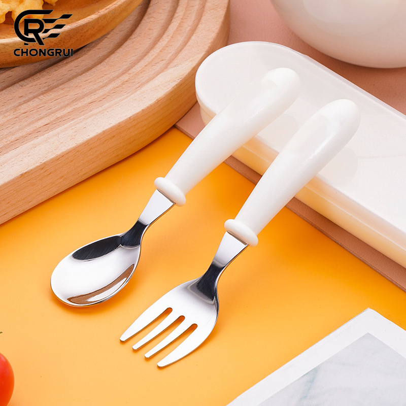 Set di Cucchiaio e Forchetta p - Baby Food Knife Set recensione e prezzo