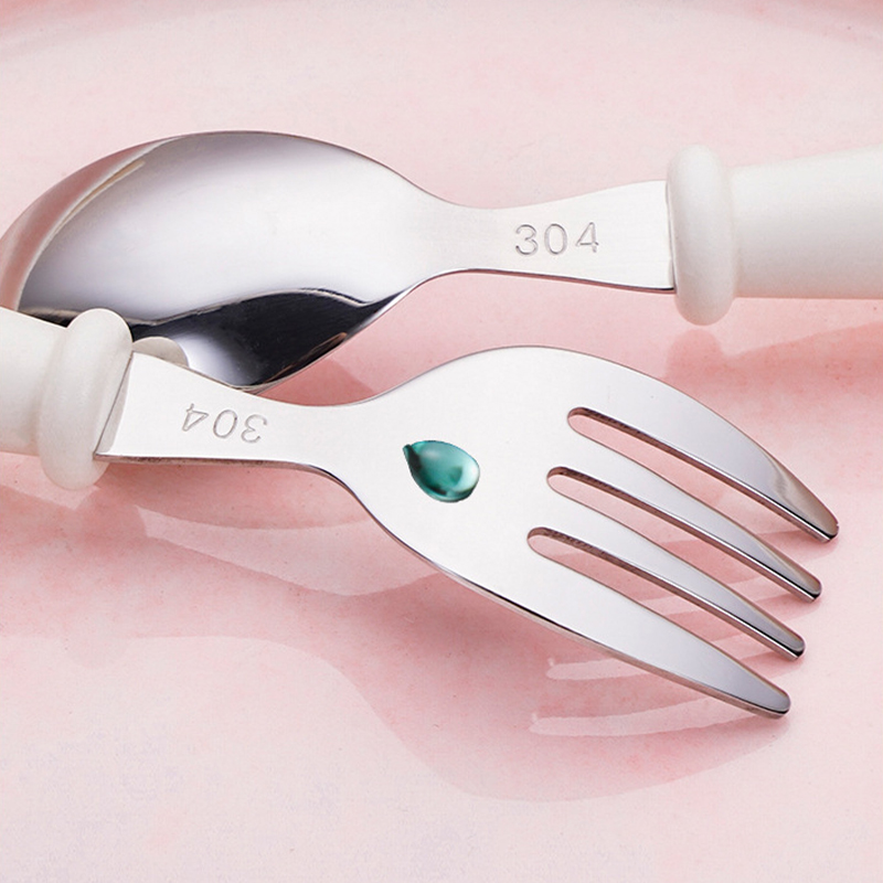 Set di Cucchiaio e Forchetta p - Baby Food Knife Set recensione e prezzo