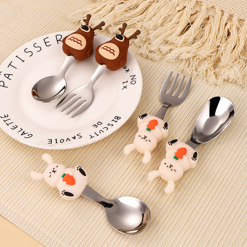 Set di cucchiai e forchette pe - Baby Food Knife Set recensione e prezzo