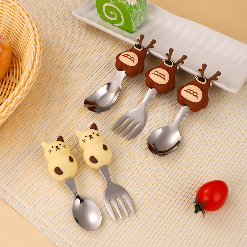 Set di cucchiai e forchette pe - Baby Food Knife Set recensione e prezzo