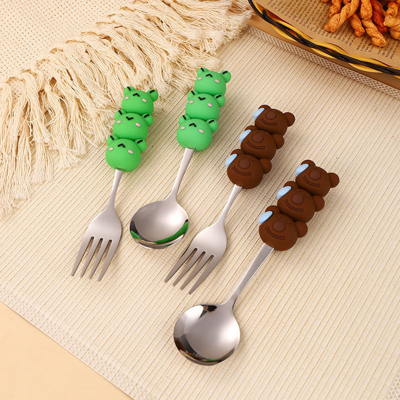 Set di cucchiai e forchette pe - Baby Food Knife Set recensione e prezzo