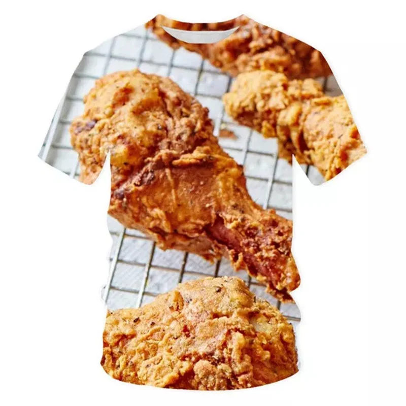 T-shirt con stampa 3D di pollo - Baby Food With Chicken recensione e prezzo