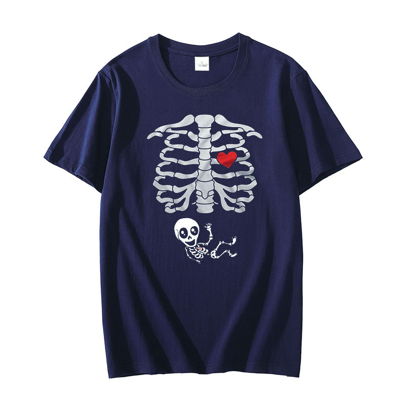 Maternità Halloween Skeleton t - Baby Food Intake recensione e prezzo