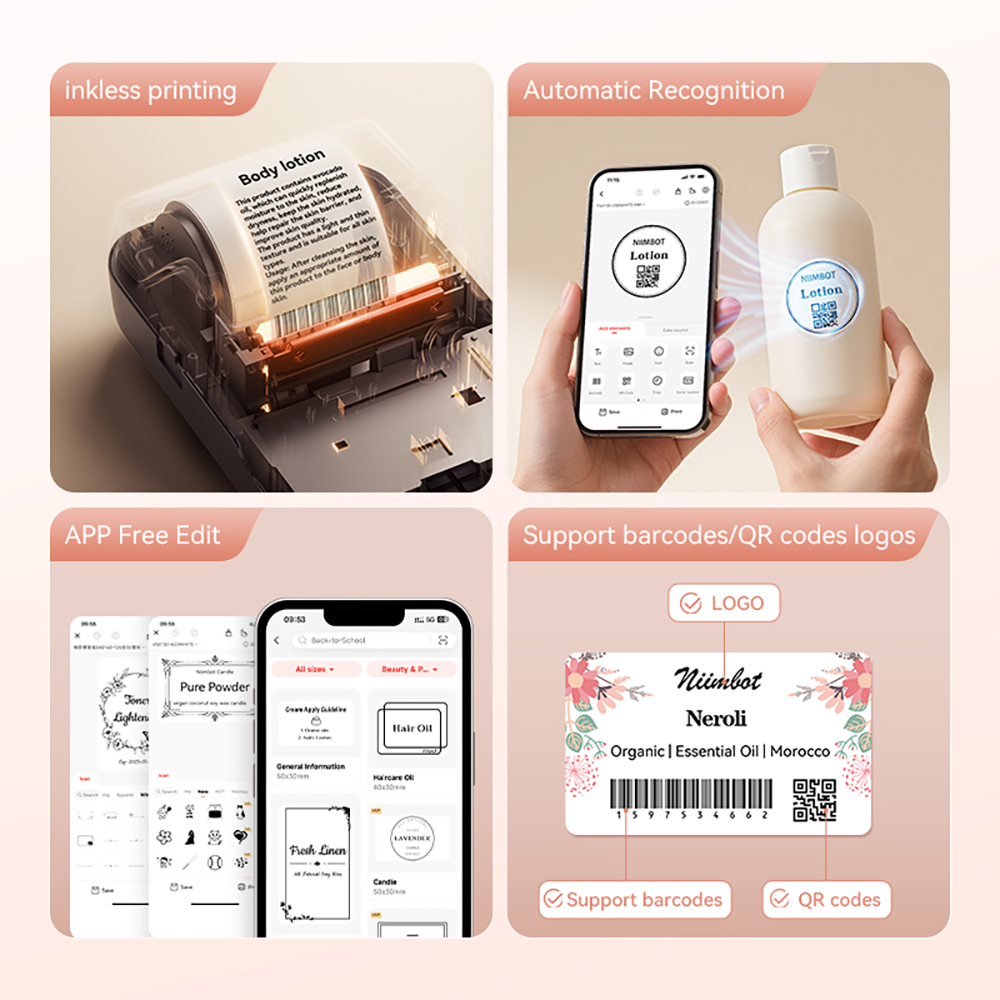 Stampante per etichette cosmet - Baby Food Label recensione e prezzo