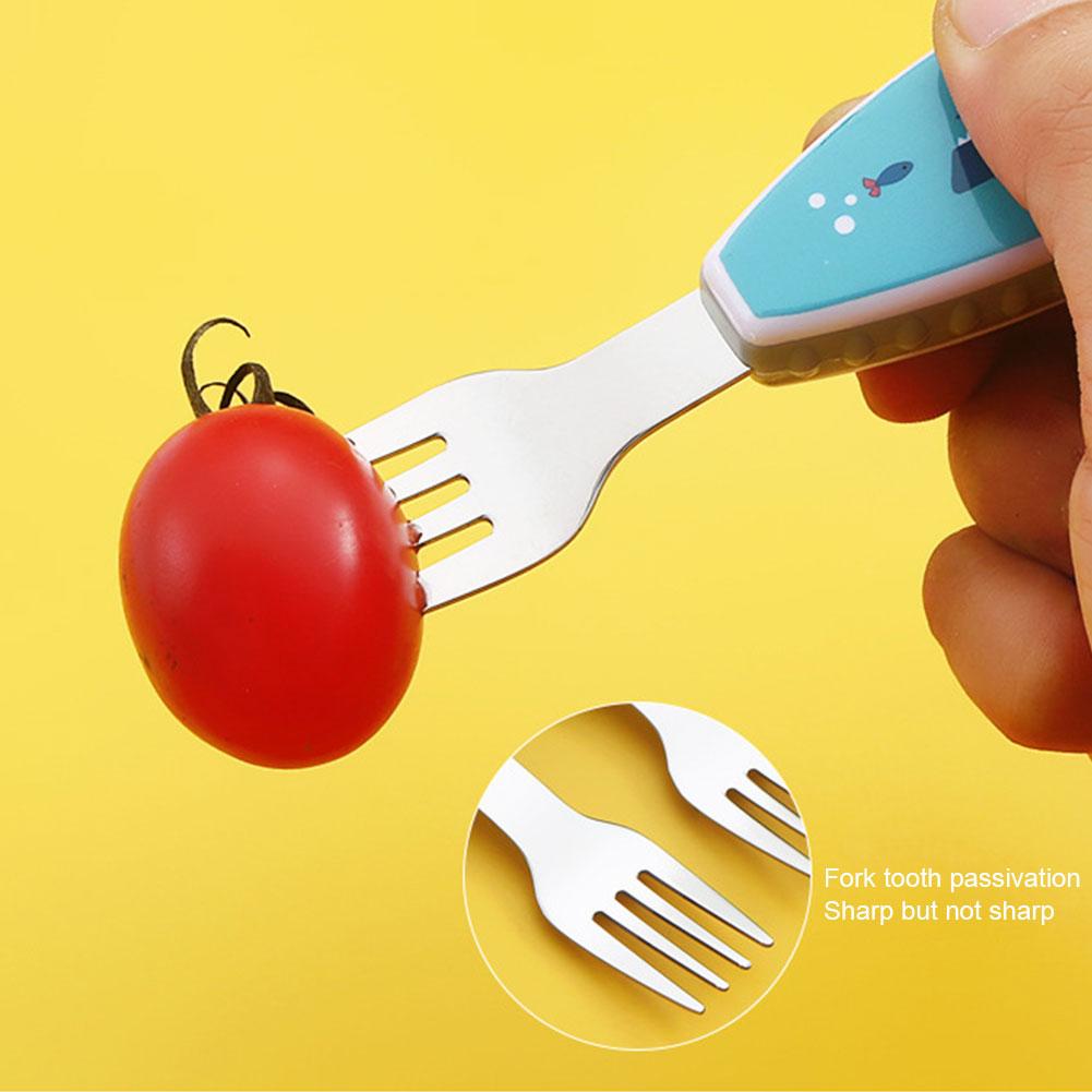 2 pz/set Bambini Manico Corto  - Baby Food Knife Set recensione e prezzo