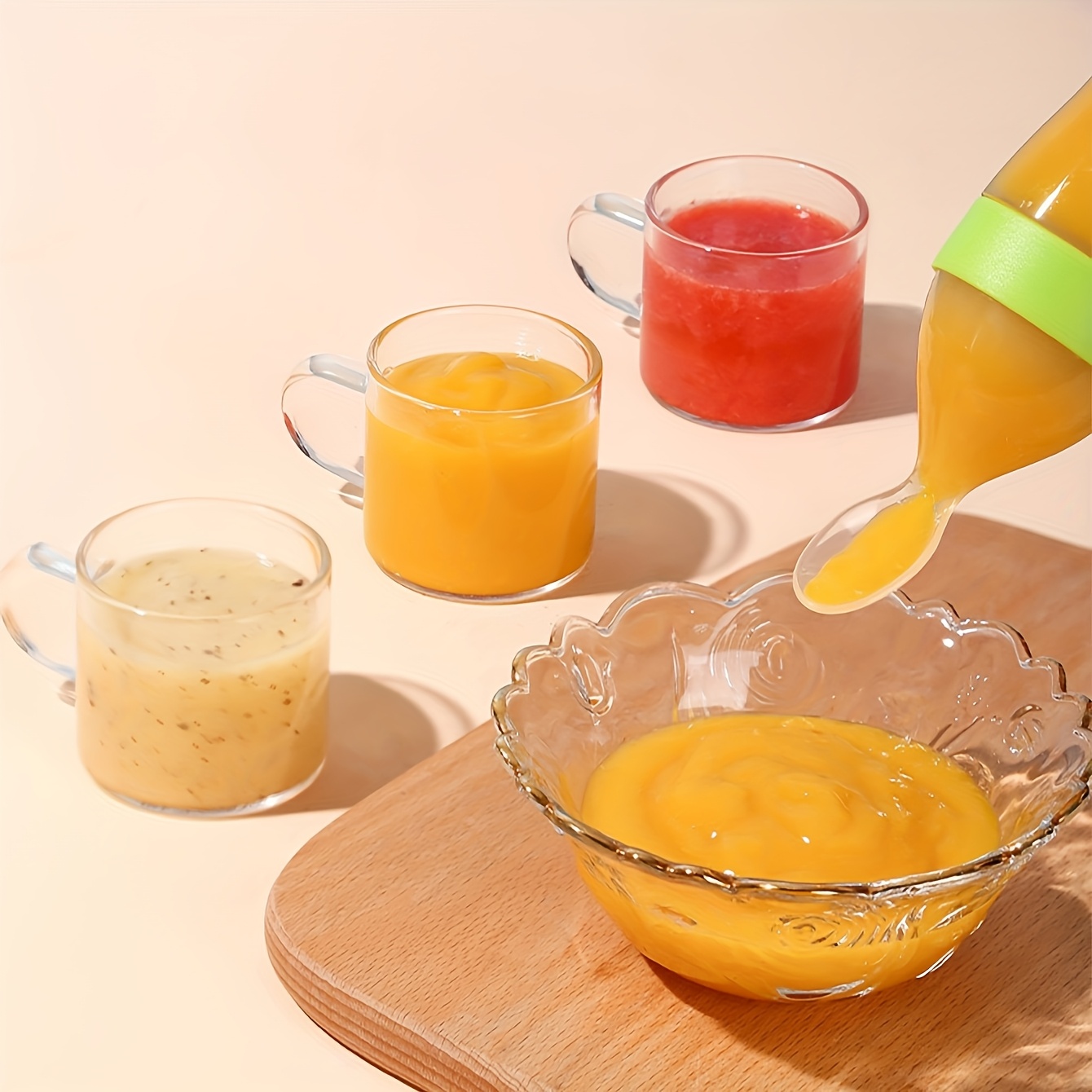 9 posate per l'alimentazione:  - Baby Food Dispensing Spoon recensione e prezzo