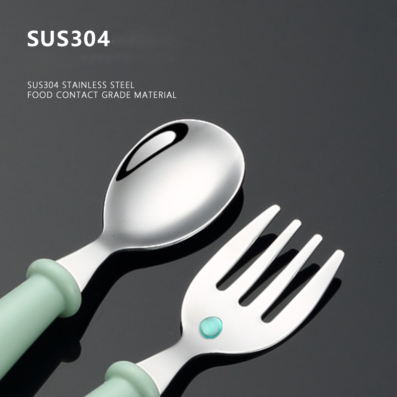Cucchiaio e Forchetta per l'Al - Baby Food Knife Set recensione e prezzo